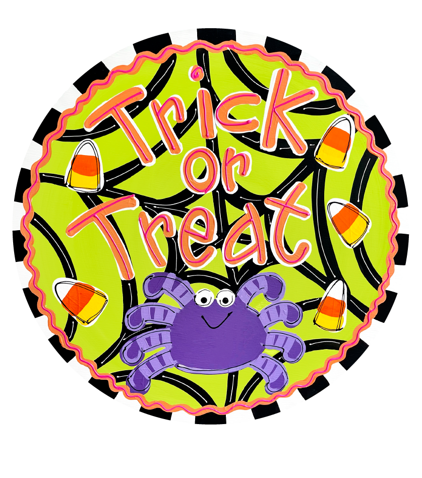 LILY PAD DESIGNS TRICK OR TREAT SPIDER