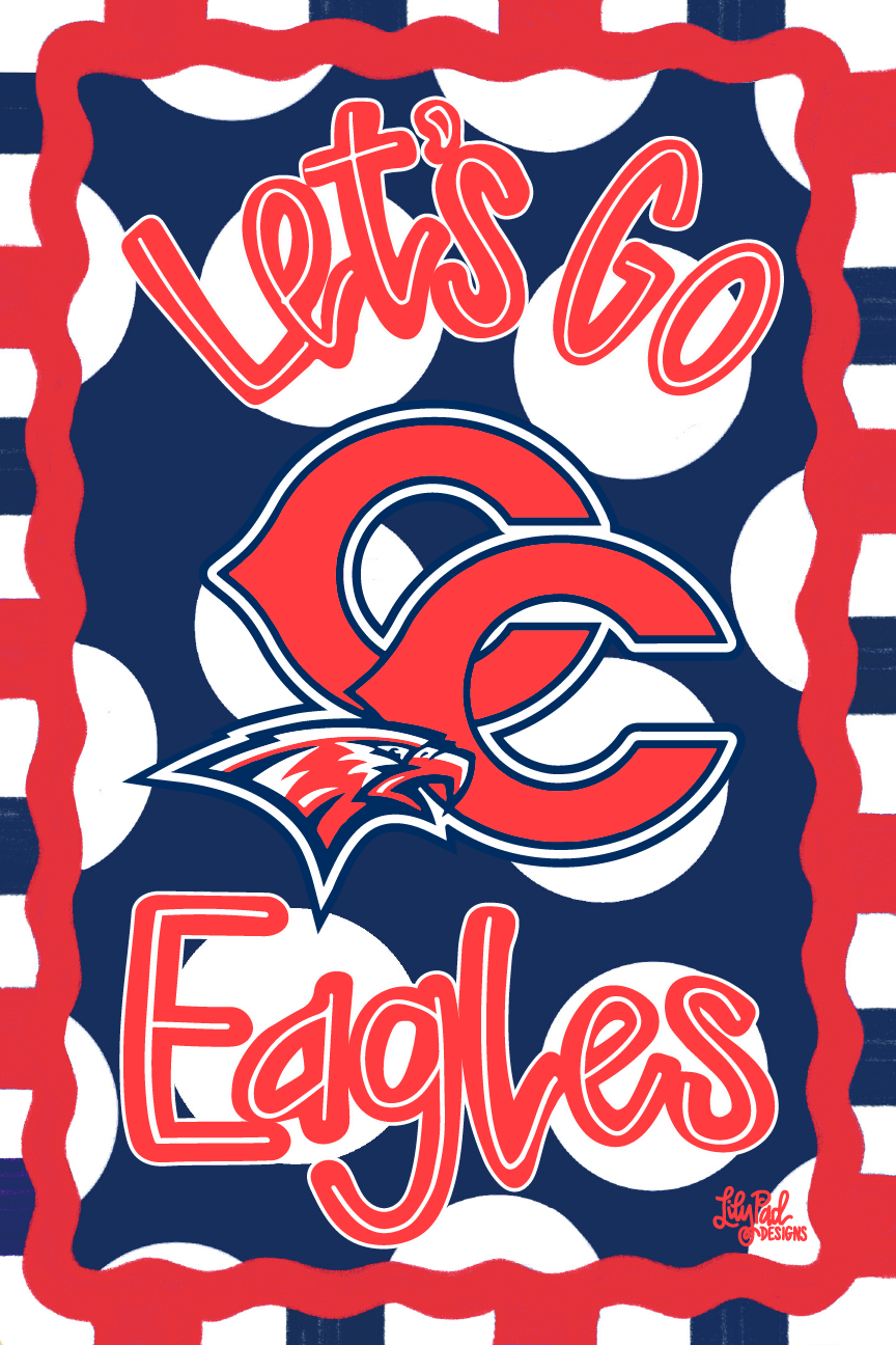LILY PAD DESIGNS LETS GO EAGLES
