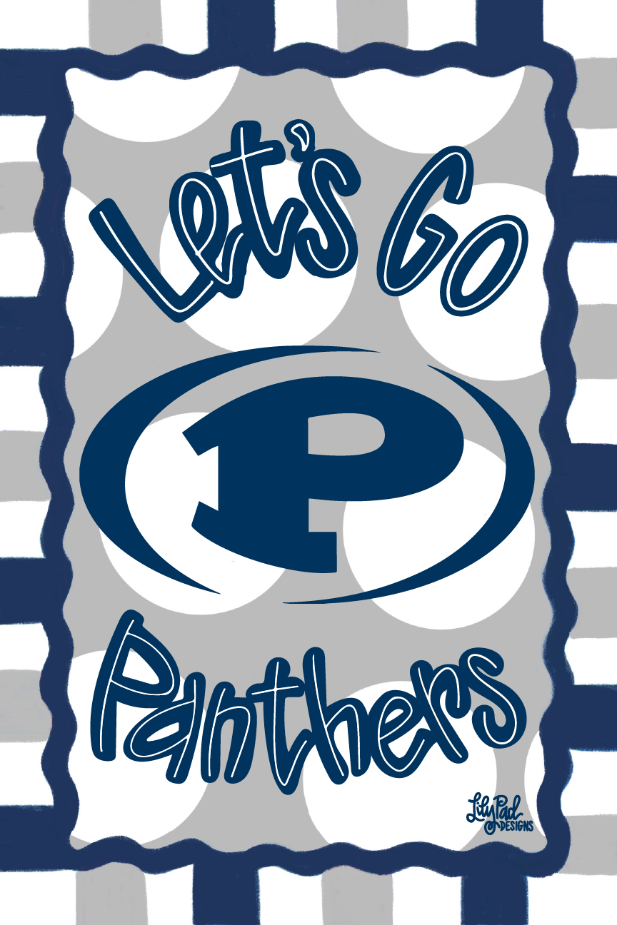 LILY PAD DESIGNS LETS GO PANTHERS