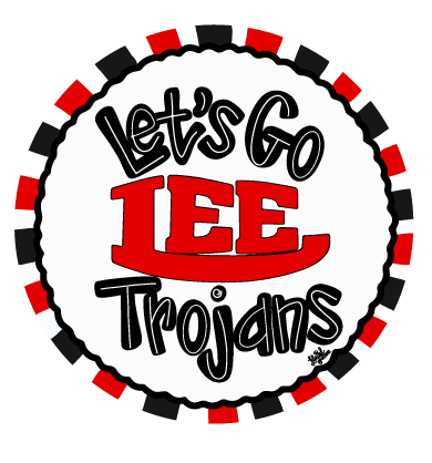 LILY PAD DESIGNS LETS GO LEE TROJANS ROUND