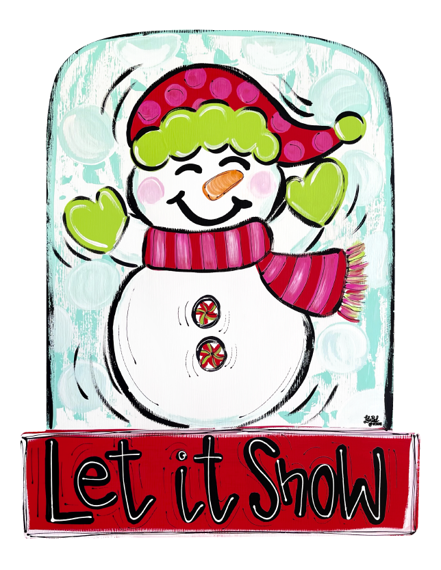 LILY PAD DESIGNS LET IT SNOW SNOWMAN