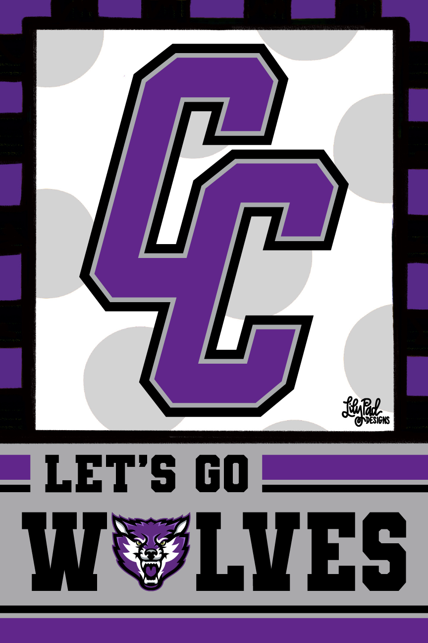 LILY PAD DESIGNS LETS GO WOLVES