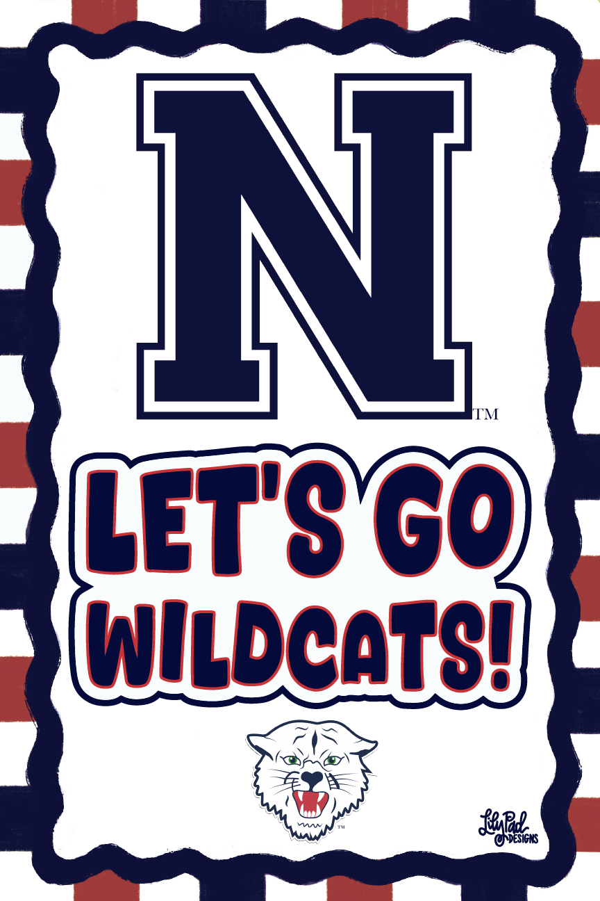 LILY PAD DESIGNS LETS GO WILDCATS