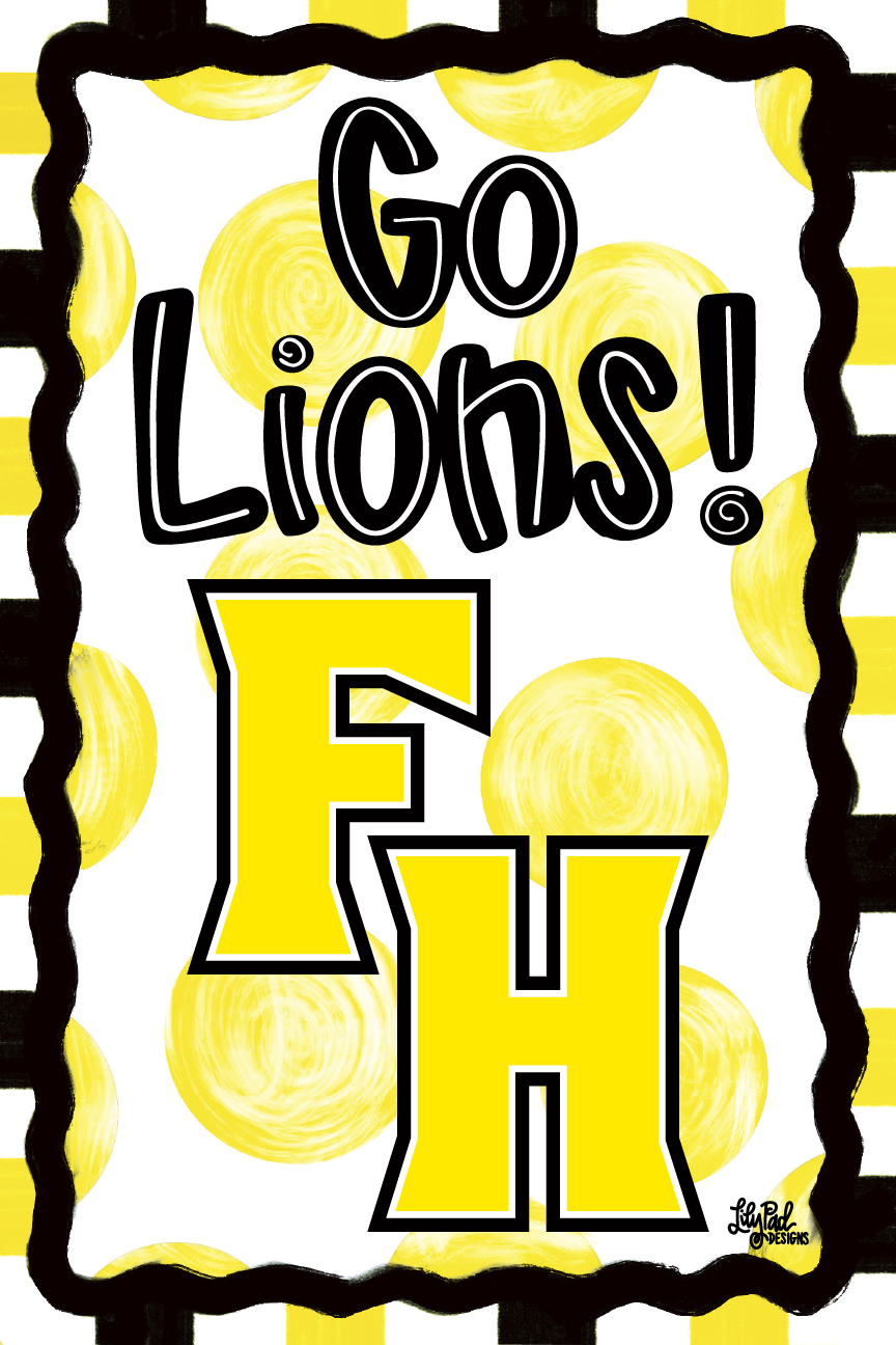 LILY PAD DESIGNS GO LIONS