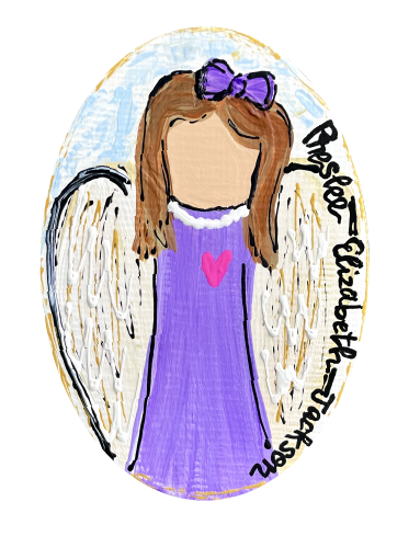 LILY PAD DESIGNS OVAL ANGEL