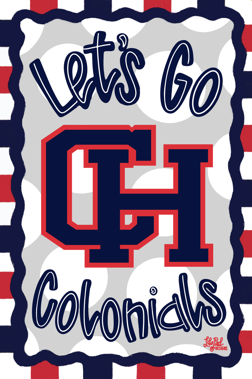 LILY PAD DESIGNS LETS GO COLONIALS