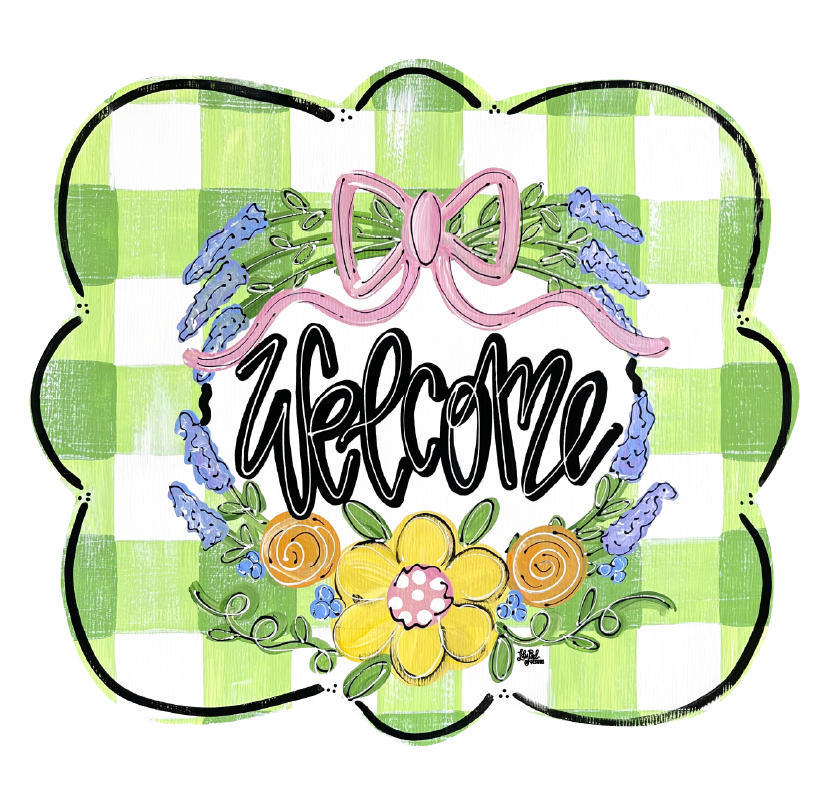 LILY PAD DESIGNS SPRING FLORAL WELCOME