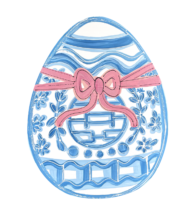 LILY PAD DESIGNS GINGER JAR DESIGNED EGG