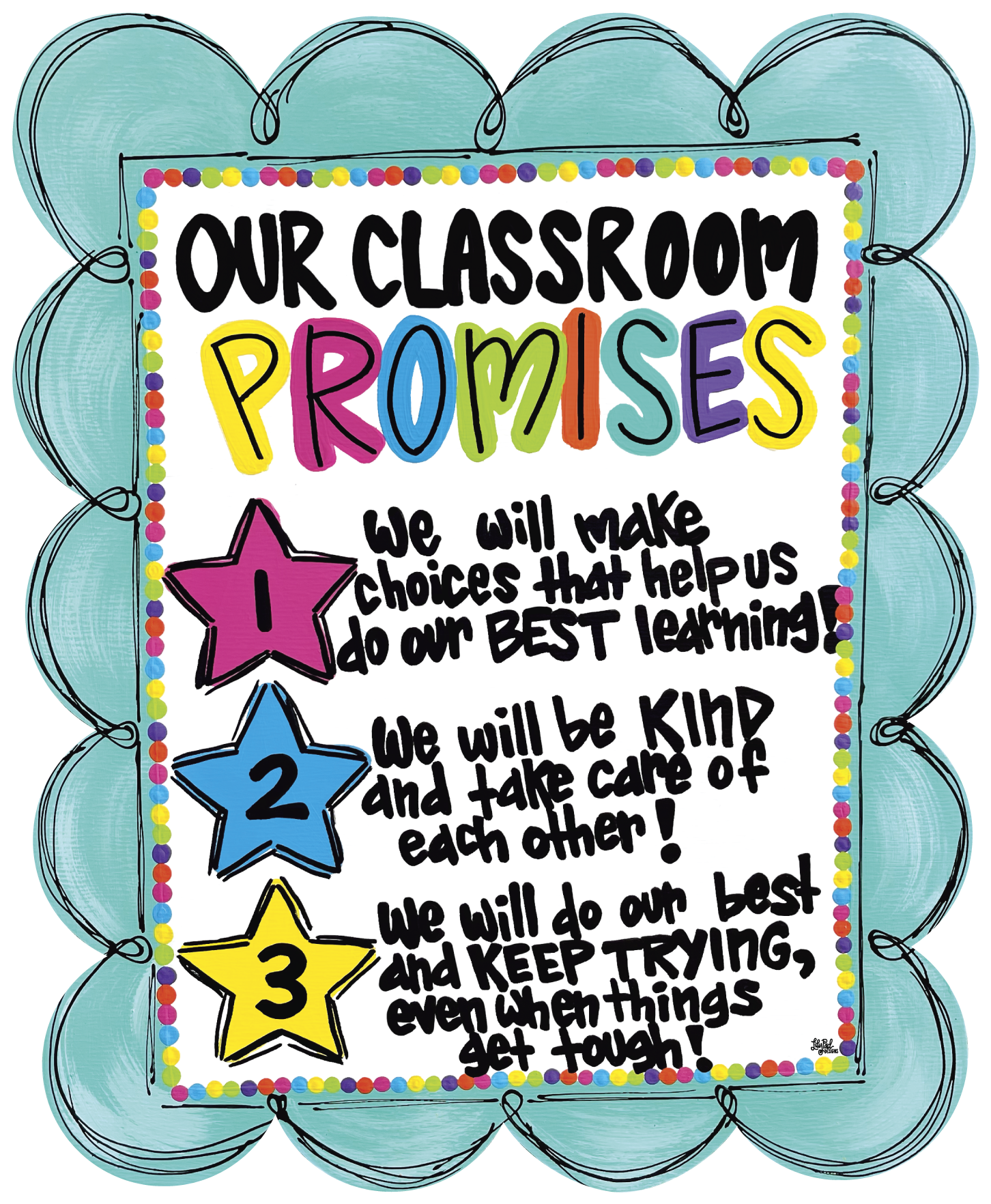LILY PAD DESIGNS CLASSROOM PROMISES