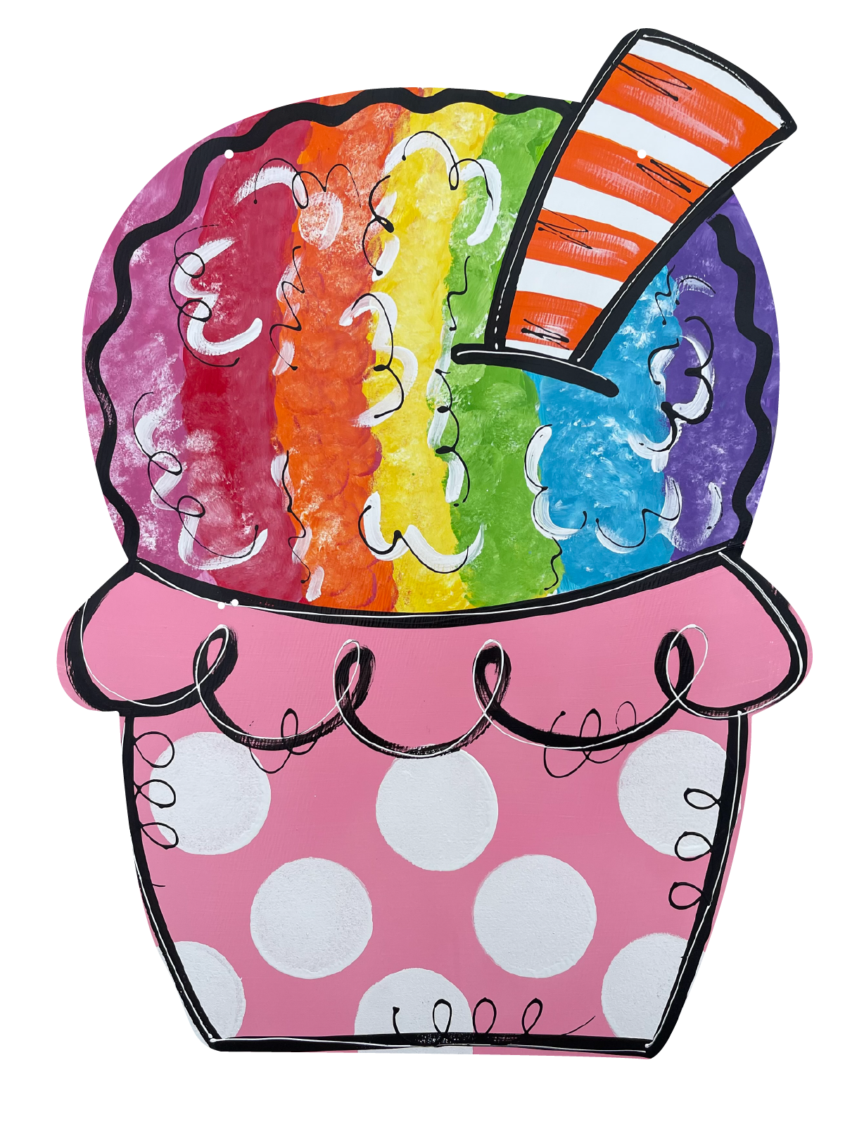 LILY PAD DESIGNS COLORFUL SNOWCONE