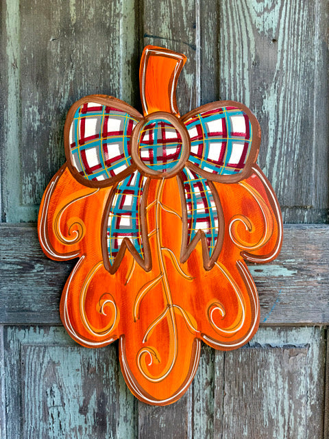 LILY PAD DESIGNS ORANGE LEAF WITH BOW