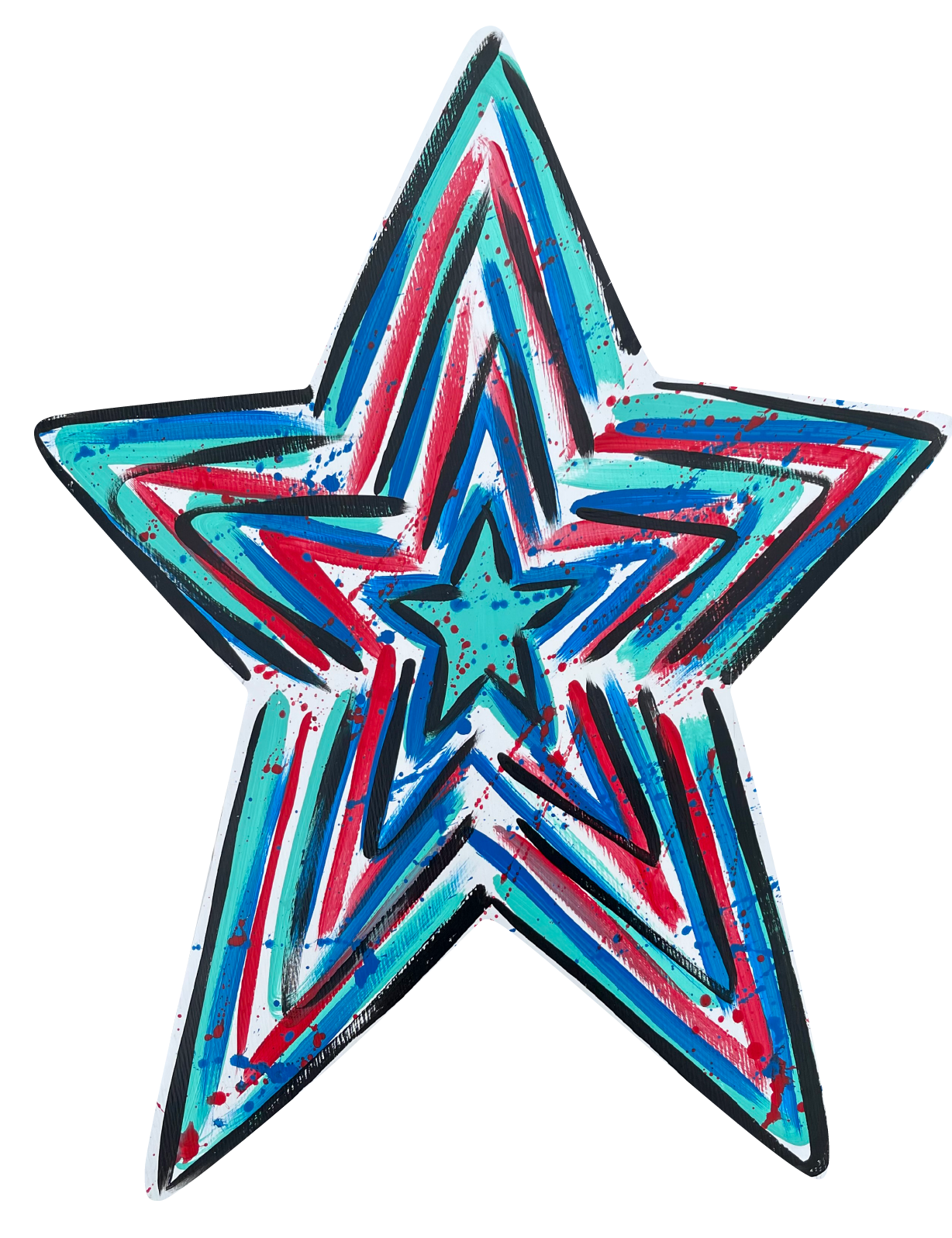 LILY PAD DESIGNS COLORFUL STAR