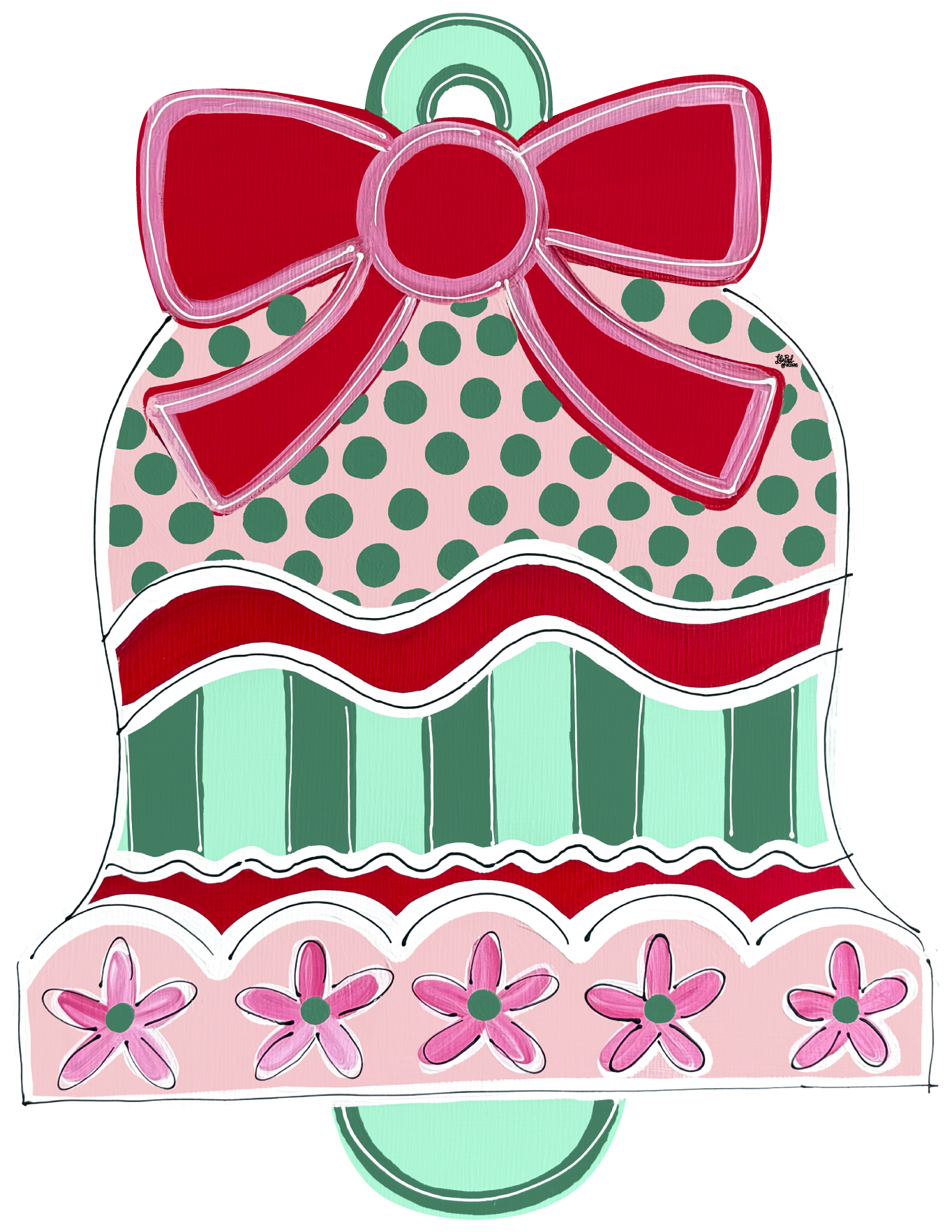 LILY PAD DESIGNS FESTIVE BELL