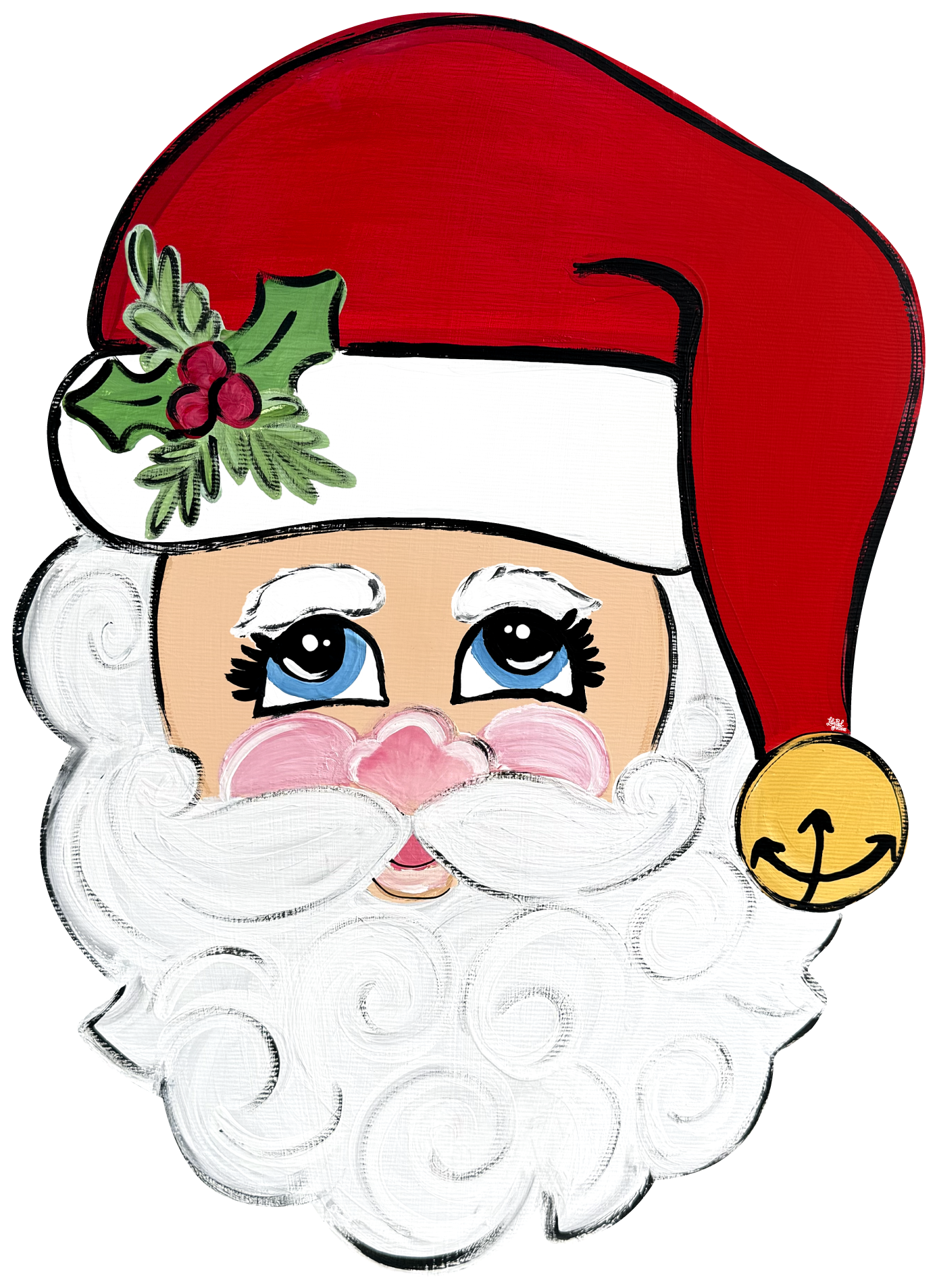 LILY PAD DESIGNS SANTA WITH JINGLE BELL