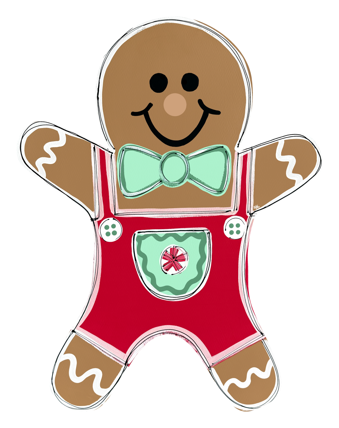 LILY PAD DESIGNS GINGERBREAD MAN