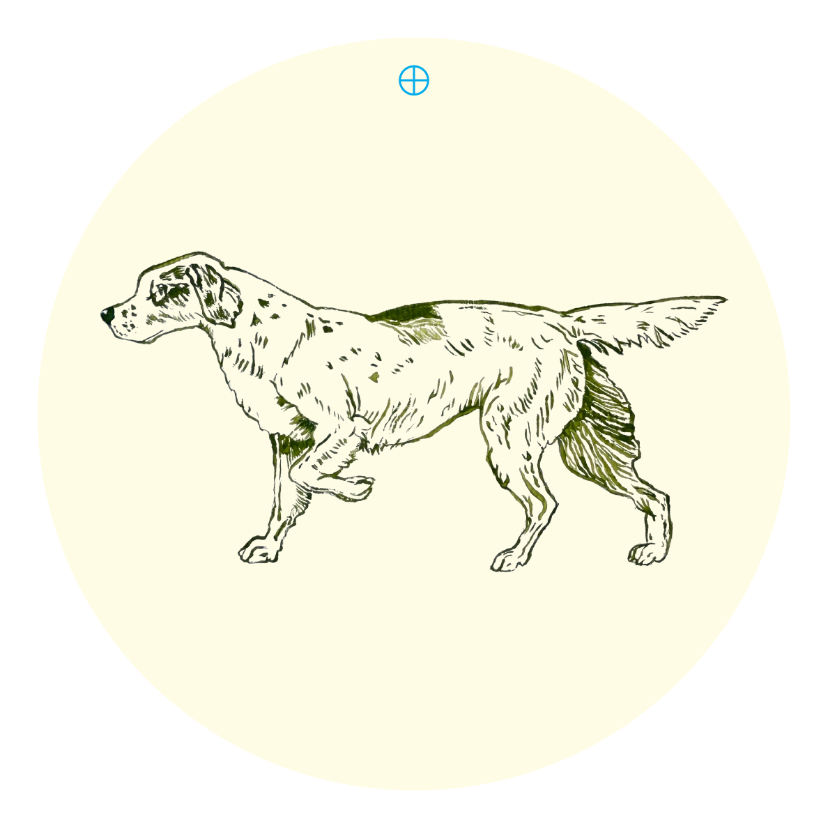 LILY PAD DESIGNS POINTER DOG