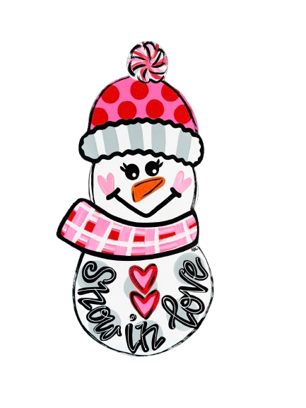 LILY PAD DESIGNS SNOW IN LOVE SNOWMAN