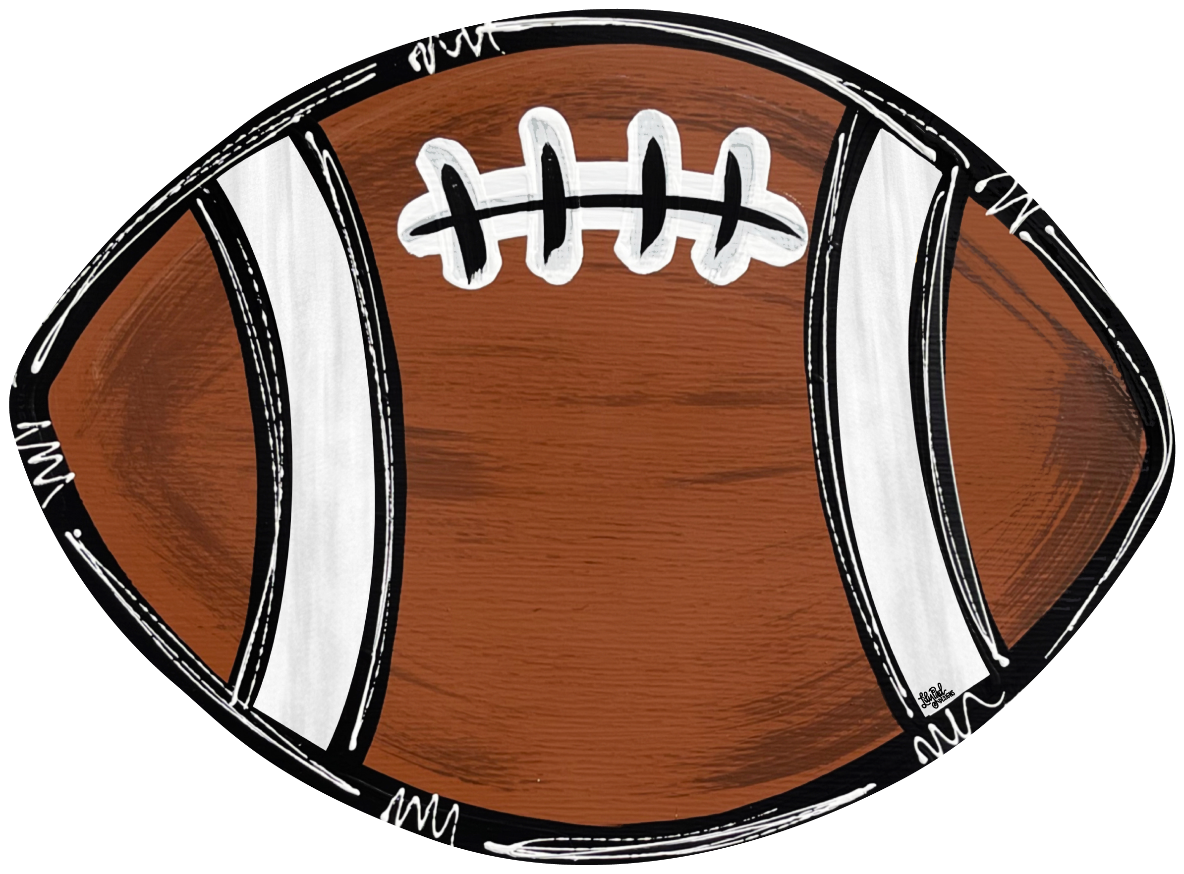 LILY PAD DESIGNS FOOTBALL