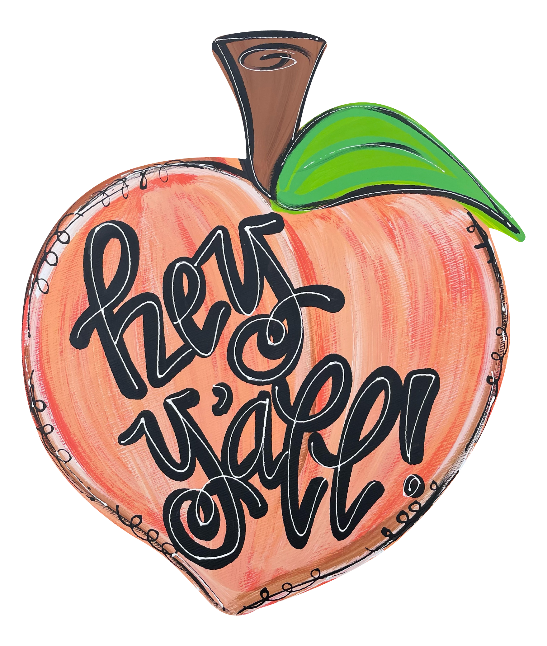 LILY PAD DESIGNS HEY Y'ALL PEACH
