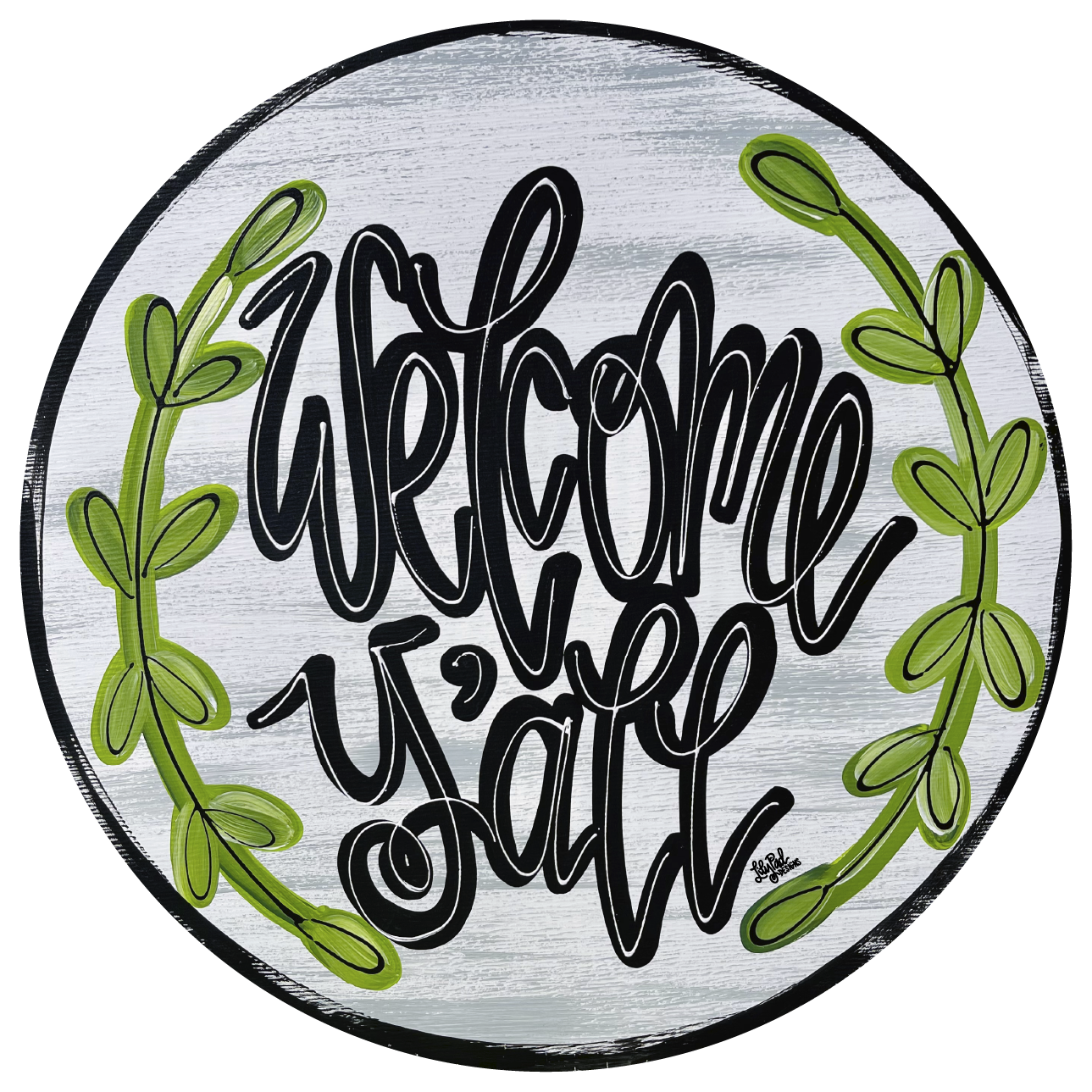LILY PAD DESIGNS WELCOME Y'ALL CIRCLE