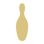 Basic Shape Bowling Pin MDF Cutout Silhouette - Unfinished For DIY