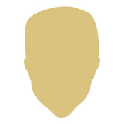 Basic Shape Head MDF Cutout Silhouette - Unfinished For DIY