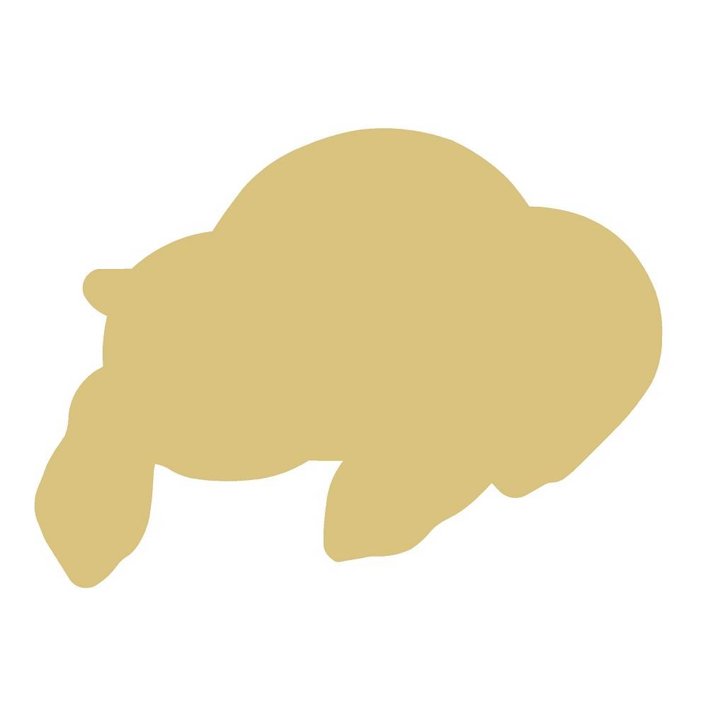 Basic Shape Buffalo MDF Cutout - Unfinished For DIY