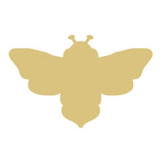 Basic Shape Bumble Bee MDF Cutout Silhouette - Unfinished For DIY