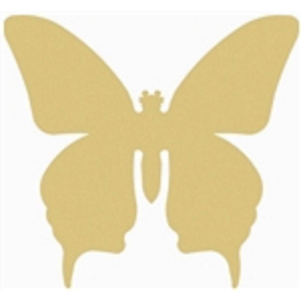 Basic Shape Butterfly MDF Cutout Silhouette Style 1 - Unfinished For DIY