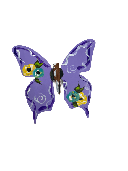 Basic Shape Butterfly MDF Cutout Silhouette Style 1 - Unfinished For DIY