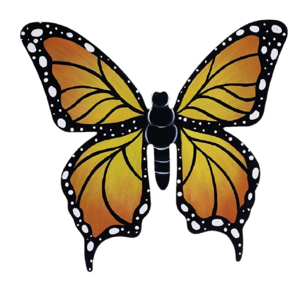 Basic Shape Butterfly MDF Cutout Silhouette Style 1 - Unfinished For DIY