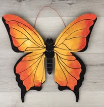 Basic Shape Butterfly MDF Cutout Silhouette Style 1 - Unfinished For DIY
