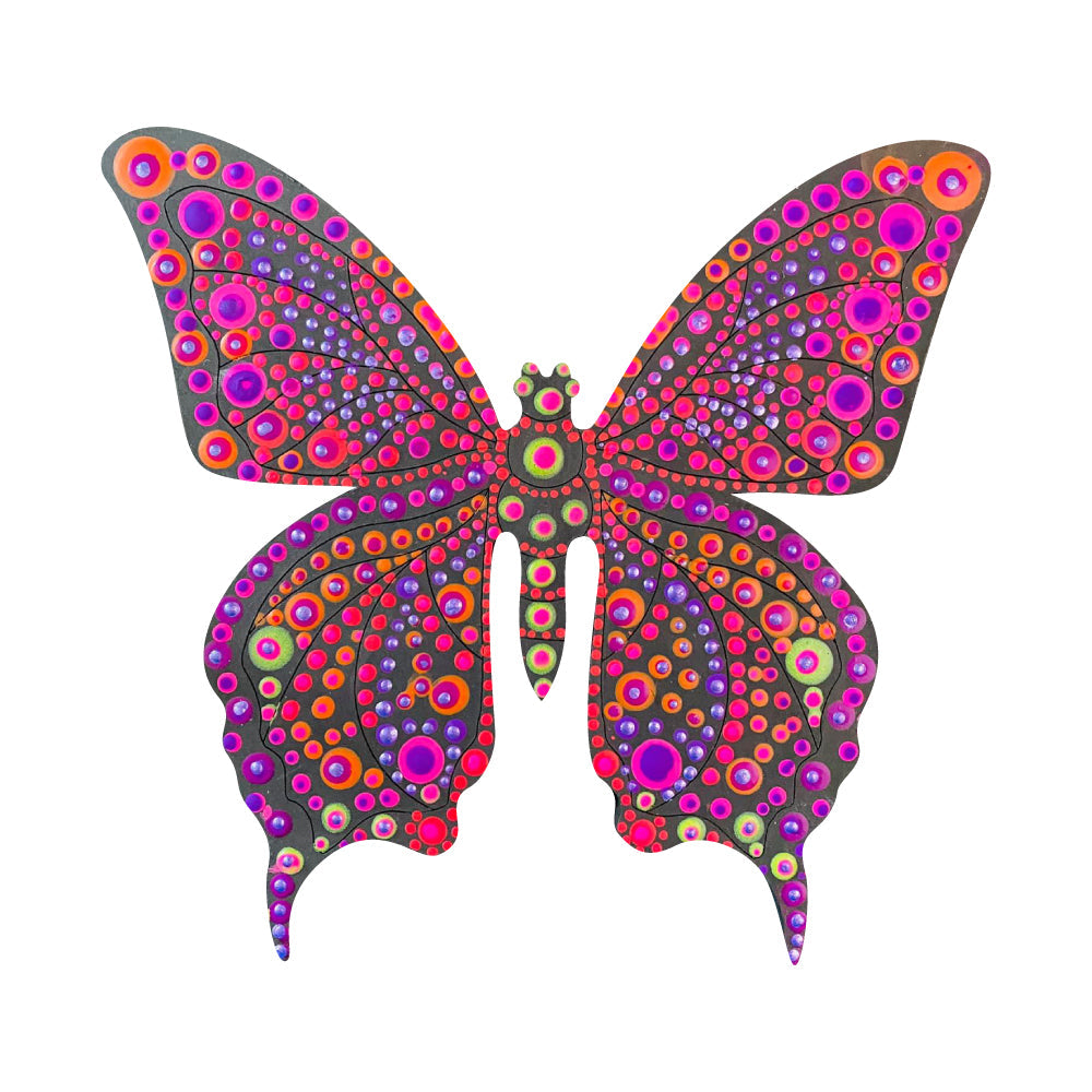 Basic Shape Butterfly MDF Cutout Silhouette Style 1 - Unfinished For DIY