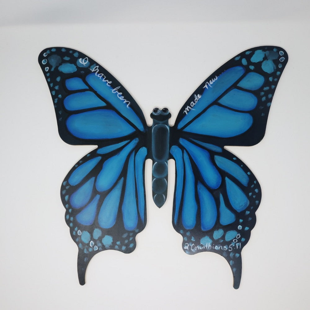 Basic Shape Butterfly MDF Cutout Silhouette Style 1 - Unfinished For DIY