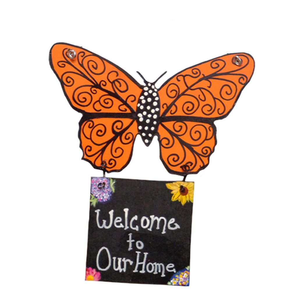 Basic Shape Butterfly MDF Cutout Silhouette Style 2 - Unfinished For DIY