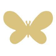 Basic Shape Butterfly MDF Cutout Silhouette Style 2 - Unfinished For DIY