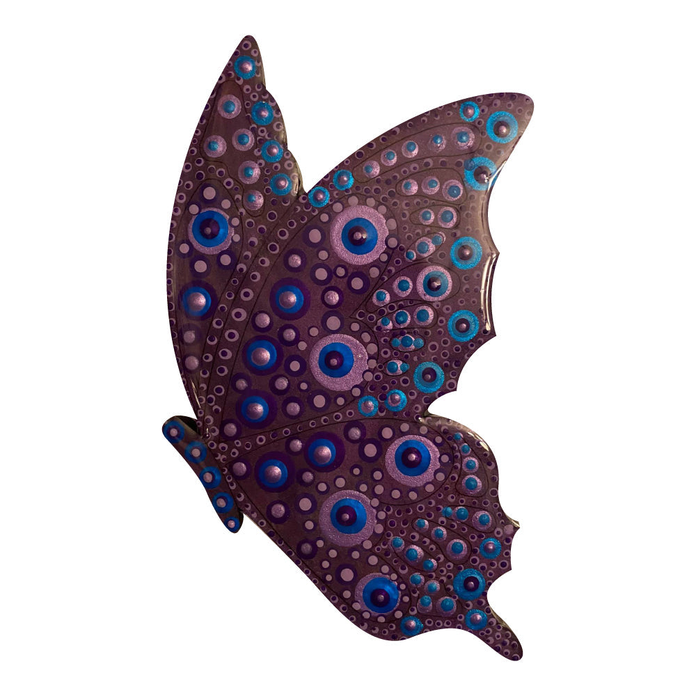 Basic Shape Butterfly From Side MDF Cutout Silhouette - Unfinished For DIY