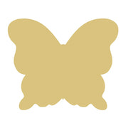 Basic Shape Butterfly MDF Cutout Silhouette Style 6 - Unfinished For DIY