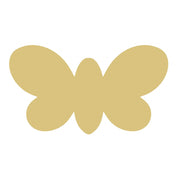 Basic Shape Butterfly MDF Cutout Silhouette Style 9 - Unfinished For DIY