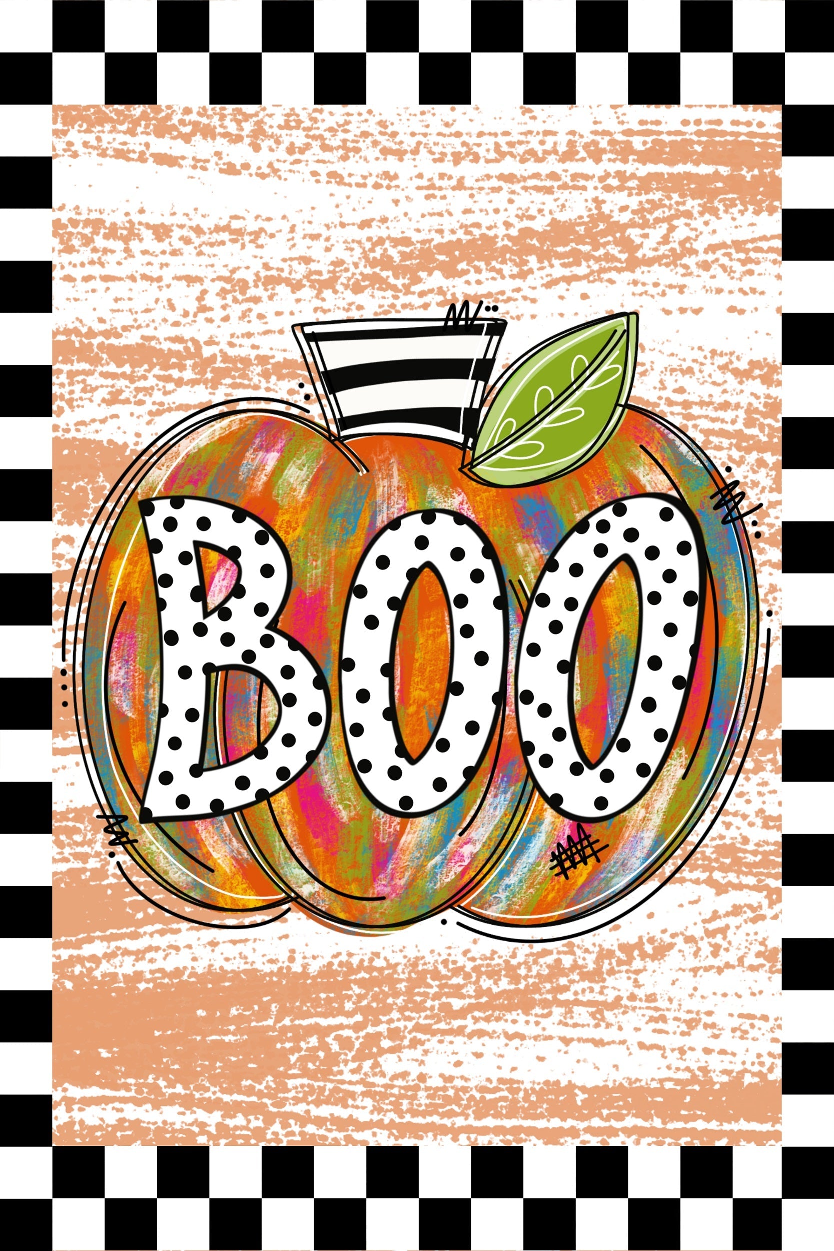 QUINCEE TAYLOR DESIGNS COLOR PUMPKIN WITH BOO
