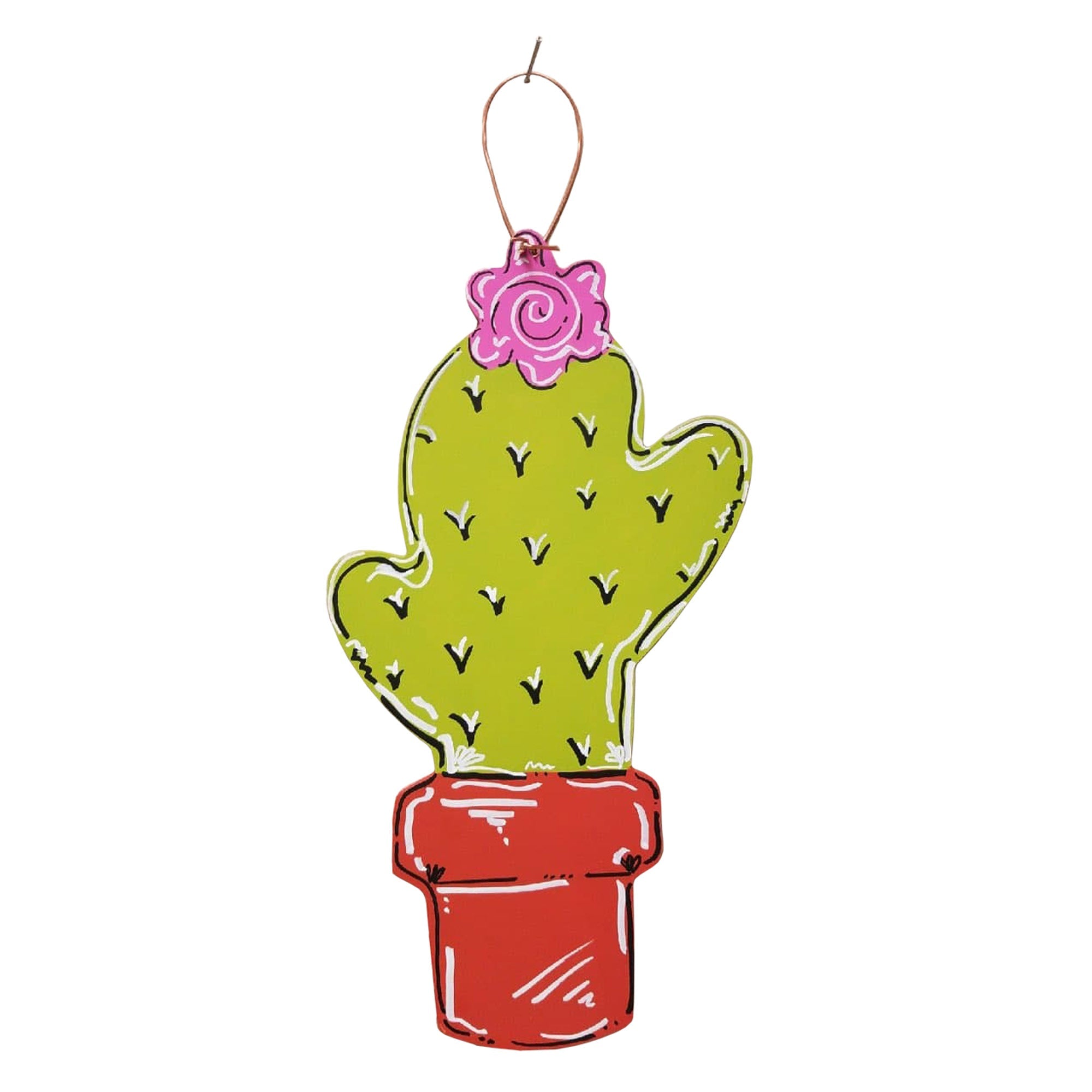 Basic Shape Cactus MDF Cutout Desert Decor - Unfinished For DIY