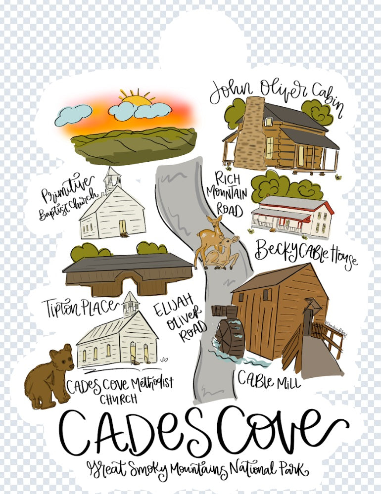 DOODLES BY REBEKAH CADES COVE