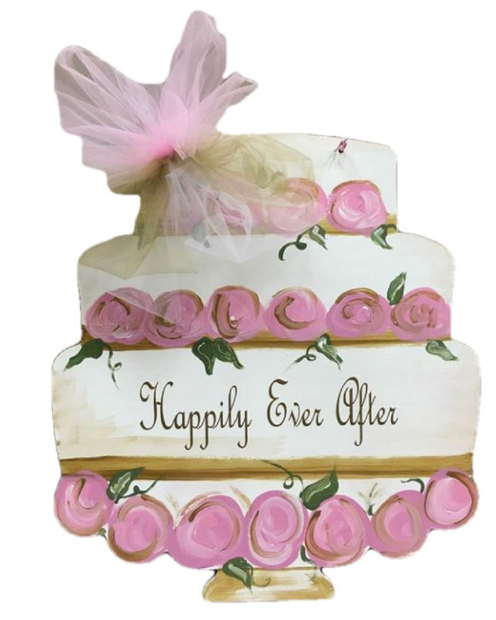Basic Shape Tiered Cake MDF Cutout Silhouette - Unfinished For DIY