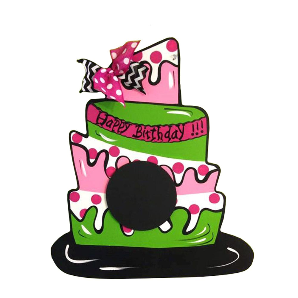 Basic Shape Tiered Cake MDF Cutout Five-Tier Silhouette - Unfinished For DIY