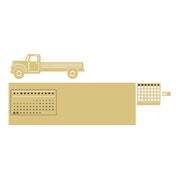 3D Truck MDF Cutout Calendar Interchangeable Kit 1 - Unfinished For DIY