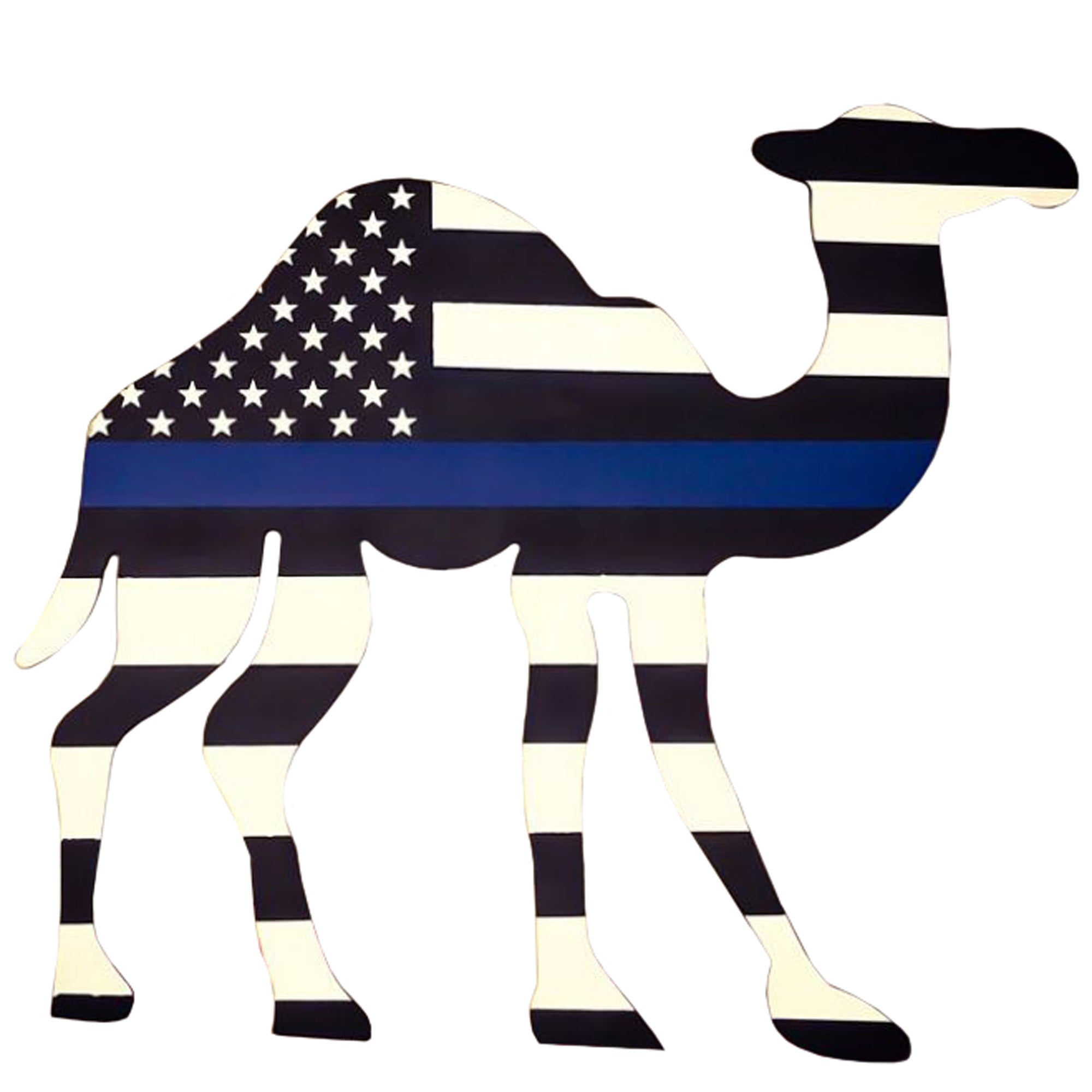 Basic Shape Desert Camel MDF Cutout Silhouette - Unfinished For DIY
