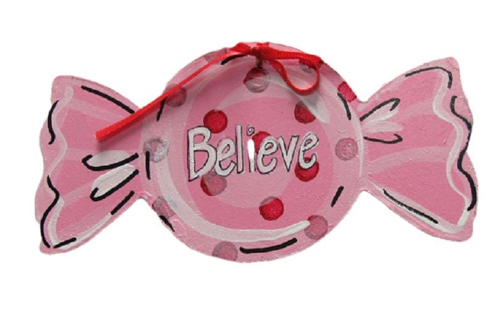 Basic Shape Wrapped Candy MDF Cutout - Unfinished For DIY