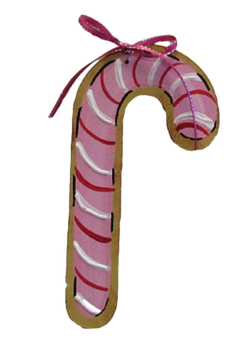 Basic Shape Candy Cane MDF Cutout Holiday Decor - Unfinished For DIY
