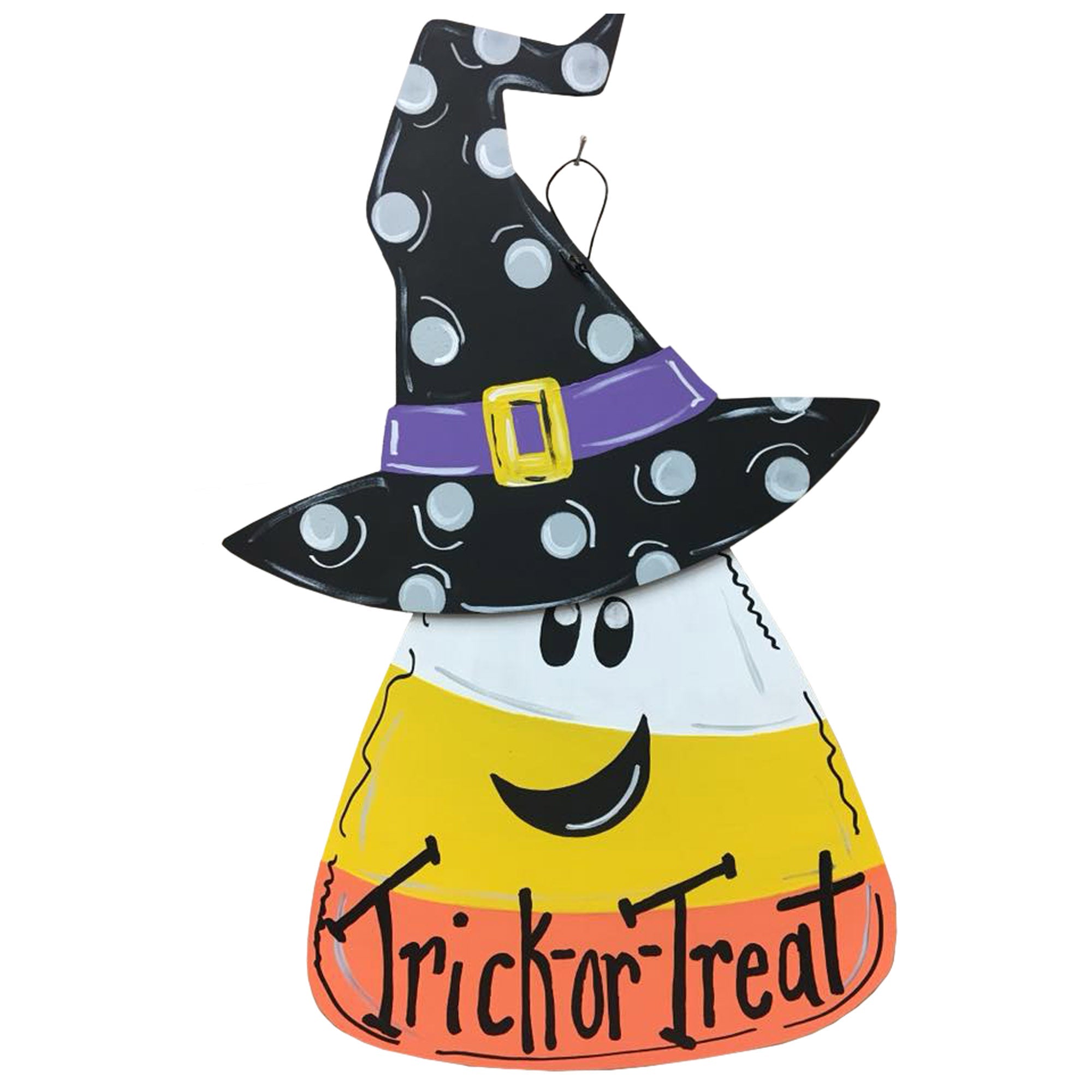 Basic Shape Witch Hat MDF Cutout Silhouette Style 2 - Unfinished For DIY