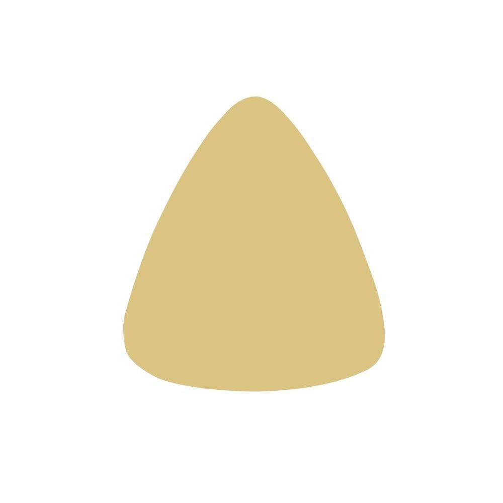 Basic Shape Candy Corn MDF Cutout Silhouette - Unfinished For DIY